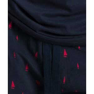 Пижама мужская длинный рукав/брюки NMP-348 Тёмно-синий Atlantic