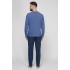 Пижама мужская длинный рукав/брюки NMP-349 Голубой Atlantic