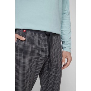 Пижама мужская длинный рукав/брюки NMP-349 Светло-зелёный Atlantic