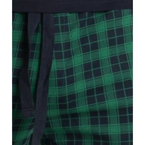 Пижама мужская длинный рукав/брюки NMP-361-08 Темно-синий/зеленый Atlantic