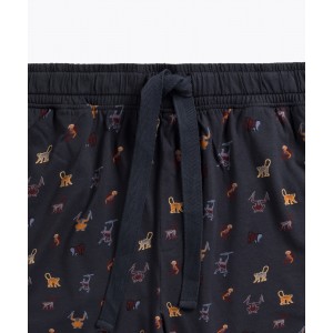 Пижама мужская футболка/шорты NMP-369 Серый/графитовый Atlantic