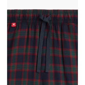 Пижама мужская длинный рукав/брюки NMP-375 Темно-серый/красный Atlantic