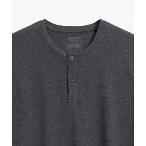 Пижама мужская длинный рукав/брюки NMP-375 Темно-серый/красный Atlantic