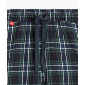 Пижама мужская длинный рукав/брюки NMP-375 Синий/темно-зеленый Atlantic