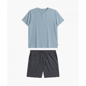 Пижама мужская футболка / шорты NMP-386 Различные цвета Atlantic