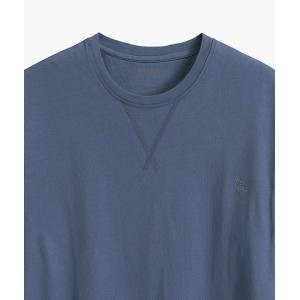 Пижама мужская длинный рукав/брюки NMP-393 Cиний Atlantic