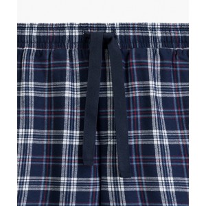 Пижама мужская длинный рукав/брюки NMP-393 Cиний Atlantic