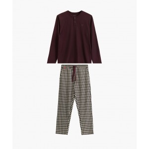 Пижама мужская длинный рукав/брюки NMP-394 Разные цвета Atlantic