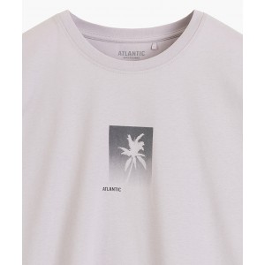 Пижама мужская футболка/шорты NMP-398 Лиловый Atlantic