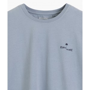 Пижама мужская футболка/шорты NMP-399 Голубой Atlantic