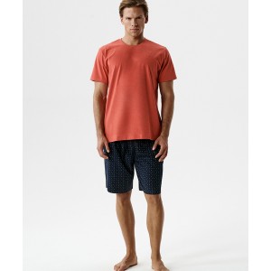 Пижама мужская футболка/шорты NMP-400 Разные цвета Atlantic