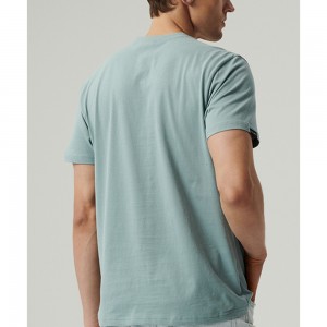 Футболка мужская короткий рукав NMT-033 Голубой Atlantic