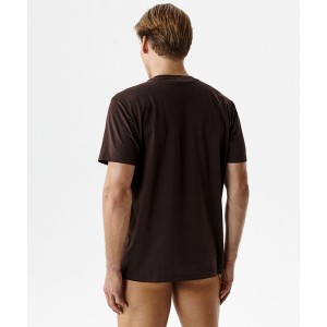 Футболка мужская короткий рукав NMT-033 Коричневый Atlantic