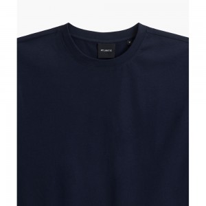 Футболка мужская короткий рукав NMT-033 Темно-синий Atlantic