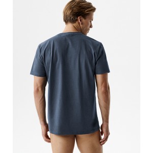 Футболка мужская короткий рукав NMT-033 Синий Atlantic