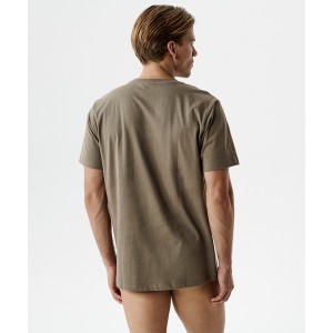 Футболка мужская короткий рукав NMT-033 Темно-бежевый Atlantic