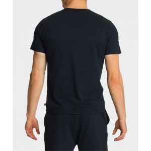 Футболка мужская короткий рукав NMT-034 Тёмно-синий Atlantic