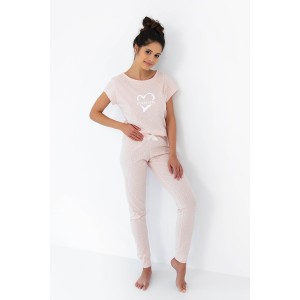 Женская пижама футболка / брюки NLP-ONLYLOVE Светло-розовый Sensis