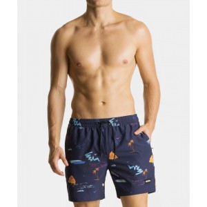 Шорты пляжные мужские KMB-219 Синий Atlantic