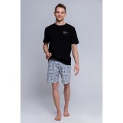 Пижама мужская футболка/шорты NMP-TIMMY Чёрный Sensis
