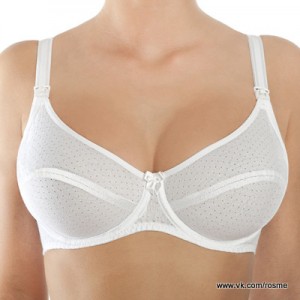Бюстгальтер для кормящих мам 980 Белый Rosme