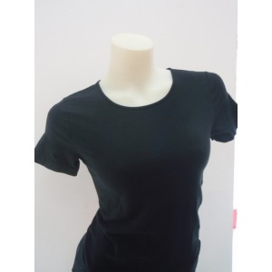 Футболка женская короткий рукав LVB-099 Черный ROSSLI