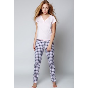 Пижама женская футболка/штаны NLP-PENELOPE Розовый Sensis