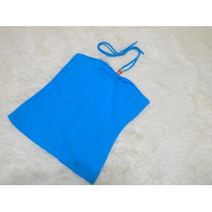 Майка женская тонкая бретель LVS-220 Голубой Atlantic