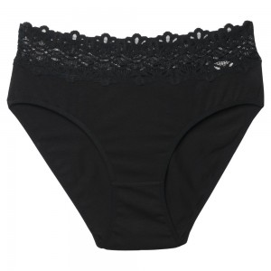 Трусы женские classic cotton BLP-031 Чёрный Atlantic