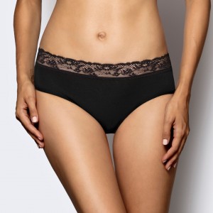 Трусы женские classic cotton BLP-031 Чёрный Atlantic