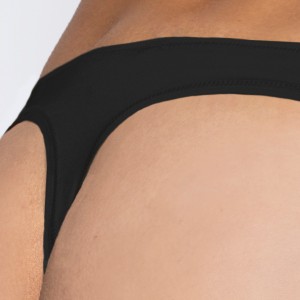 Трусы женские string microfibra BLP-051 Чёрный Atlantic