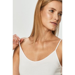 Майка женская тонкая бретель BLV-197 Белый  Atlantic