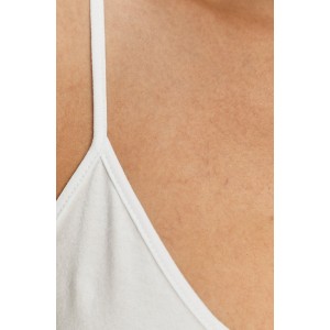 Майка женская тонкая бретель BLV-197 Белый  Atlantic