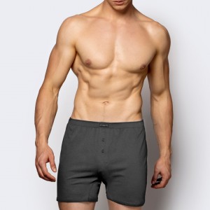 Боксеры мужские cotton BMB-003 Графитовый Atlantic