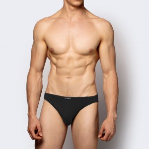 Трусы мужские mini pima-cotton BMP-014 Чёрный Atlantic