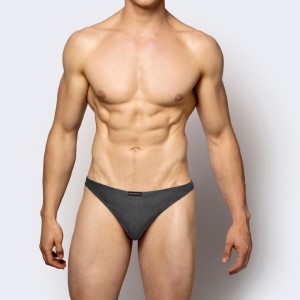 Трусы мужские string cotton BMP-253 Графитовый Atlantic
