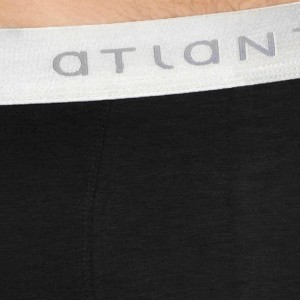 Шорты мужские pima-cotton BMH-012 / 047 Чёрный Atlantic