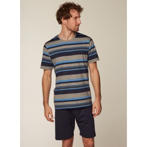 Пижама мужская футболка/шорты SAMPY-143 Разные цвета Rossli