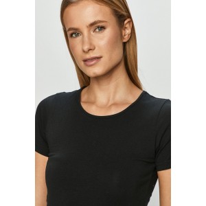 Футболка женская короткий рукав LVB-099 Черный ROSSLI