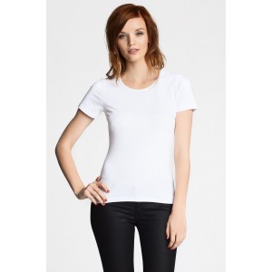 Футболка женская короткий рукав BLV-199 Белый Atlantic
