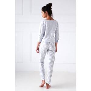Пижама женская кофта рукав 3/4/ штаны NLP-SLEEPING Серый Sensis