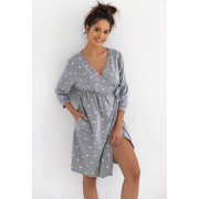 Халат женский SZL-ELEANOR Серый Sensis