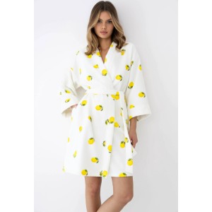 Халат женский SZL-LEMONS Белый Sensis